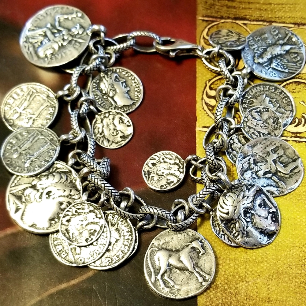 Silpada Sterling Silver Coin Bracelet